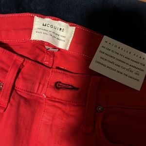 McGuire bellbottom Denim RED